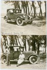 Vintage Snapshot Couple w "Our Buick" 1926 1927 Master Standard Six Opera Coupe — photo 1