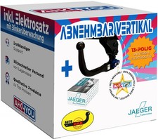 AutoHak Anhängerkupplung für BMW 3er E46 Cabrio 00-07 vertikal abn. 13-pol AHK