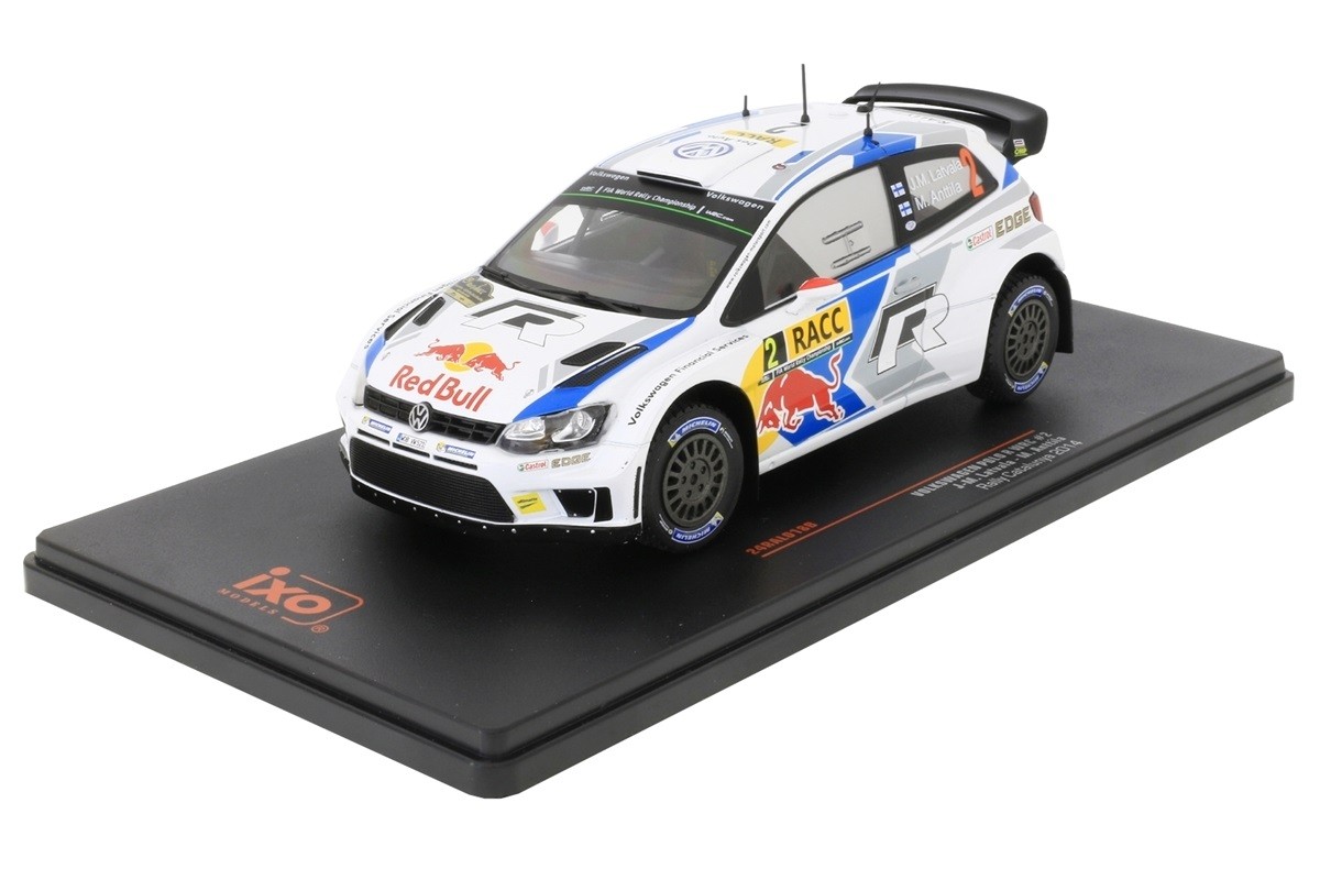 Réplique de collection Polo R WRC Latvala 2014 miniature IXO en métal
