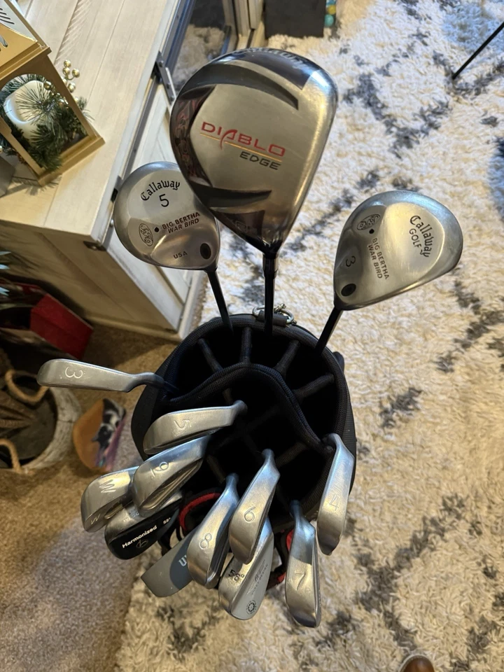 Juego completo de 14 piezas de palos de golf para diestros y bolsa de golf Wilson Pro Staff Foto 3 de 4