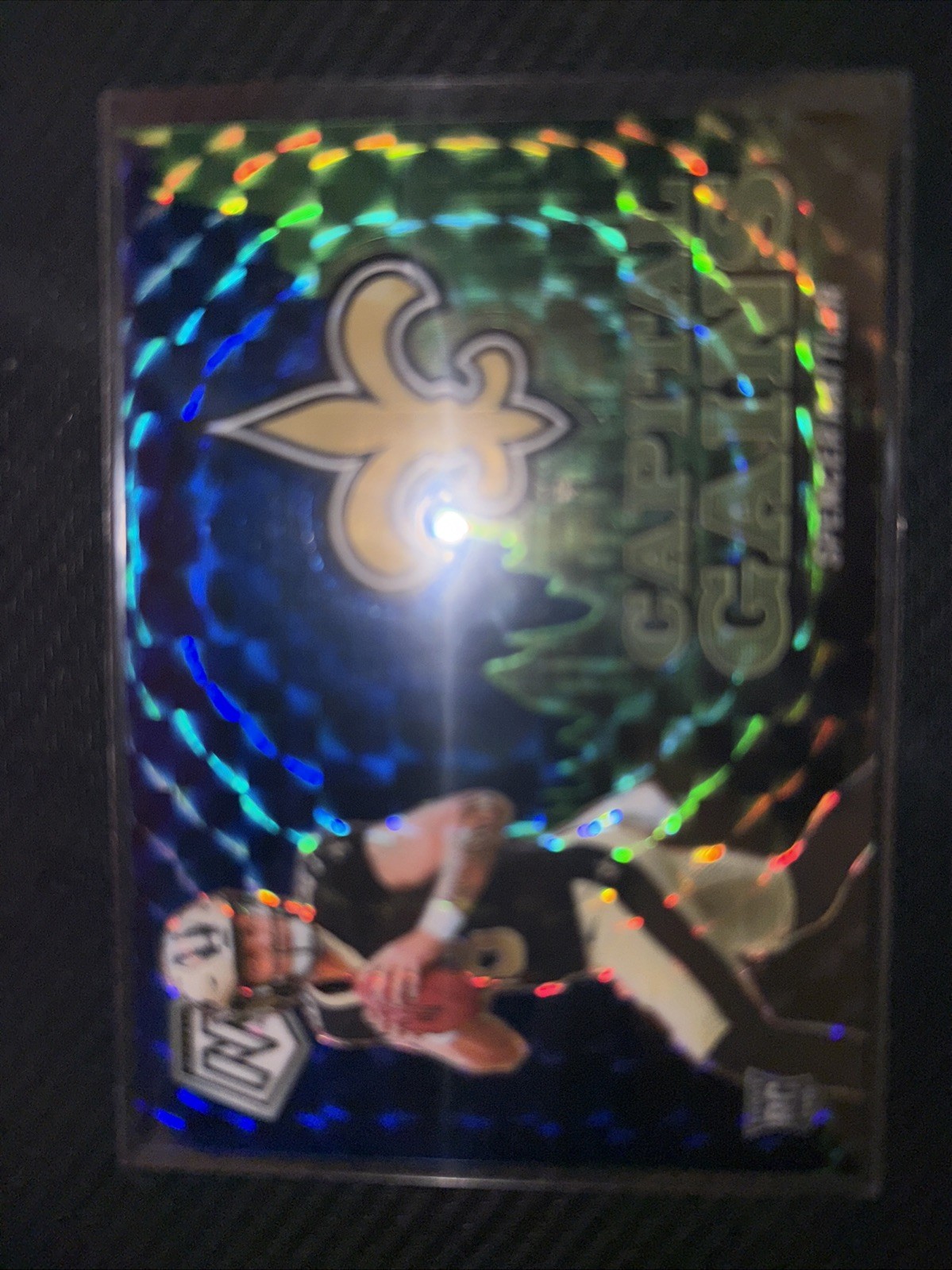 2024 Panini Mosaic - Capital Gains Spencer Rattler #5 Blue Mosaic Prizm /99 (RC)
