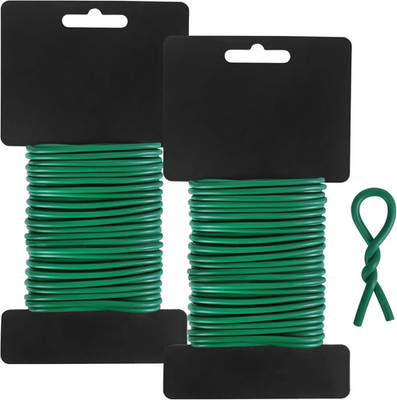 Garden Wire, 52 Feet 3.5Mm Soft Garden Plant Ties for Climbing Plants, Tomatoes,