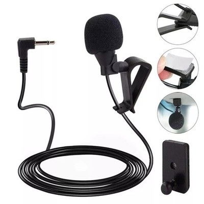 1PC 2.5mm External Microphone Hands Free Mic for Sony JVC Pioneer Car Stereo