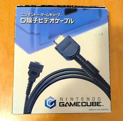 Original Nintendo Gamecube Component & D-Terminal Kabel DOL-009 / DOL-010 GCN