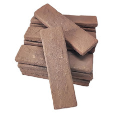Brown Thin Wall Brick Veneers, 20 Pcs, 2.4 x ...