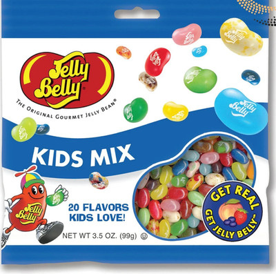 6x Bags Jelly Belly Gourmet Beans Kids Mix Flavor - 3.5oz