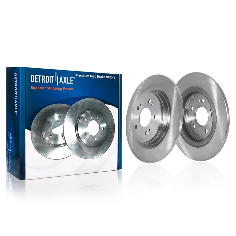 12.60" Front 12.99" Rear Disc Rotors Brake Pads fit for 2018-2022 Honda Odyssey - Image 4 of 4