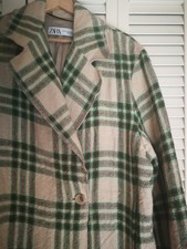 Zara Leinenmantel aus Jute oversized M L XL