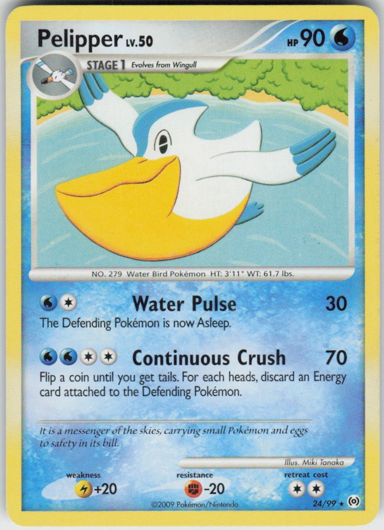 PELIPPER 24/99 ARCEUS POKEMON RARE LP
