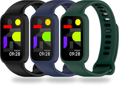 3-Pack Replacement Bands Compatible with Xiaomi Smart Band 9 Active & Redmi Band