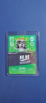 Carta Amiibo DJ KK #003 Di Animal Crossing, Autentica Nintendo, Mai Scansionata