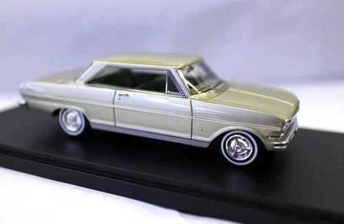 1/43 Resin car model Chevrolet Nova SS 1963 khaki - Picture 3 of 11