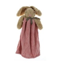 Baby Bunny Blanket Blankie Keeps Baby Feeling Safe, Ultra Soft, Pink