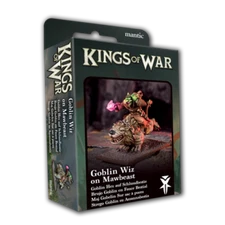 Kings of War Goblins Wiz on Mawbeast - D&D Mini DND Miniature 
