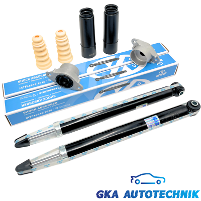2x GASDRUCK STOSSDÄMPFER + DOMLAGER + STAUBSCHUTZ KIT HINTEN FÜR FORD