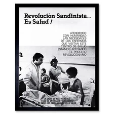 Propaganda Political Propaganda Health Sandinista Fsln Nicaragua Framed Print