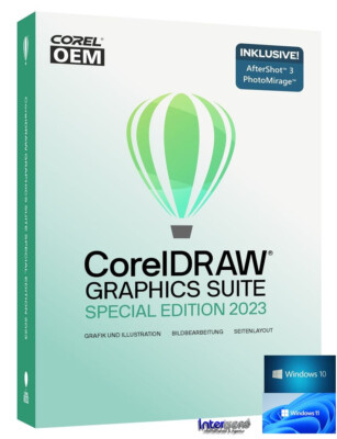 Corel Draw Graphics Suite SE 2023 Vollversion Dauerlizenz Cliparts Download NEU