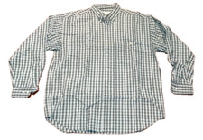 Eddie Bauer Men's Classic Fit Long Sleeve Button Down Plaid Shirt XL Excellent