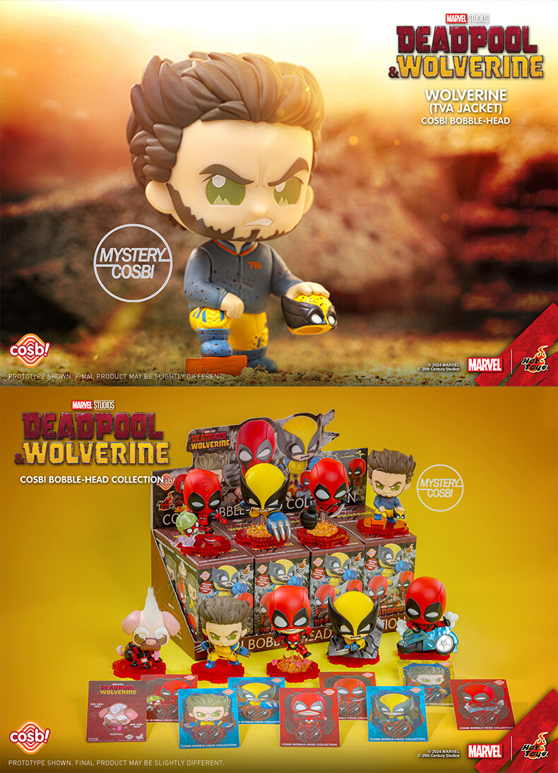 Hot Toys Lot of 8/Set Deadpool & Wolverine Cosbaby COSBI Hot Toys Lot of 8/Set Deadpool & Wolverine Cosbaby COSBI