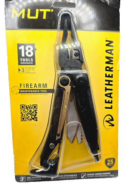 Leatherman MUT Black 18-in-1 Multi-Tool | NEW Sealed + Molle Black Sheath