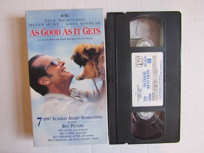 As Good as It Gets (VHS, 1998, Closed Caption)  1997   Comedy/Romance   2h 19m