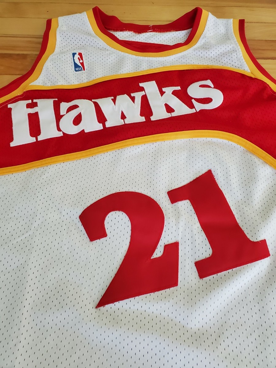 Mitchell&Ness NBAアトランタ・ホークス　wilkins シャツ Men's Atlanta Hawks Dominique Wilkins Mitchell & Ness White