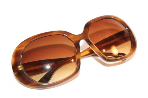 NEW OLIVER PEOPLES BALLERINA SYC BROWN GRADIENT AUTHENTIC SUNGLASSES 59-17-135MM - Picture 4 of 5