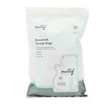 Motif Medical Breast Milk Storage Bags 8oz Single Use 100 count
