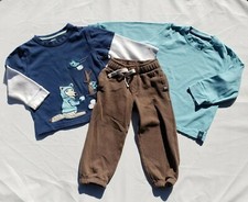 Boys Gymboree Shirt Pants Set Size 3T Animal Party Sweatpants Pawprint