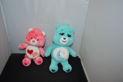 Care Bears 9  Plush Bedtime & 8'' Cheer Bear Bear - Basic Fun (2022) Q7