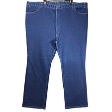 Vintage Levis Skosh More Room Jeans Men's 50x30 Straight Leg Denim Made In USA
