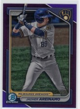 2024 Bowman Baseball Jadher Areinamo Chrome Prospects Purple /250 #BCP-2