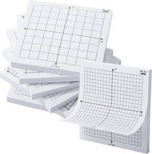 Mr. Pen- Graph Paper Sticky Notes, 6 Pads, 3X3 Inch, Graph Sticky Notes, Math