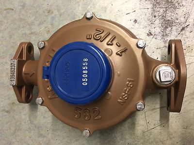 Hersey 11/2  562 Water Meter Direct Reading NSF61 Gallons With Flange Kit