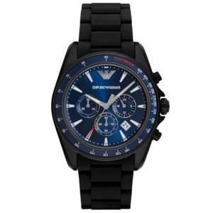 emporio armani silicone strap watch