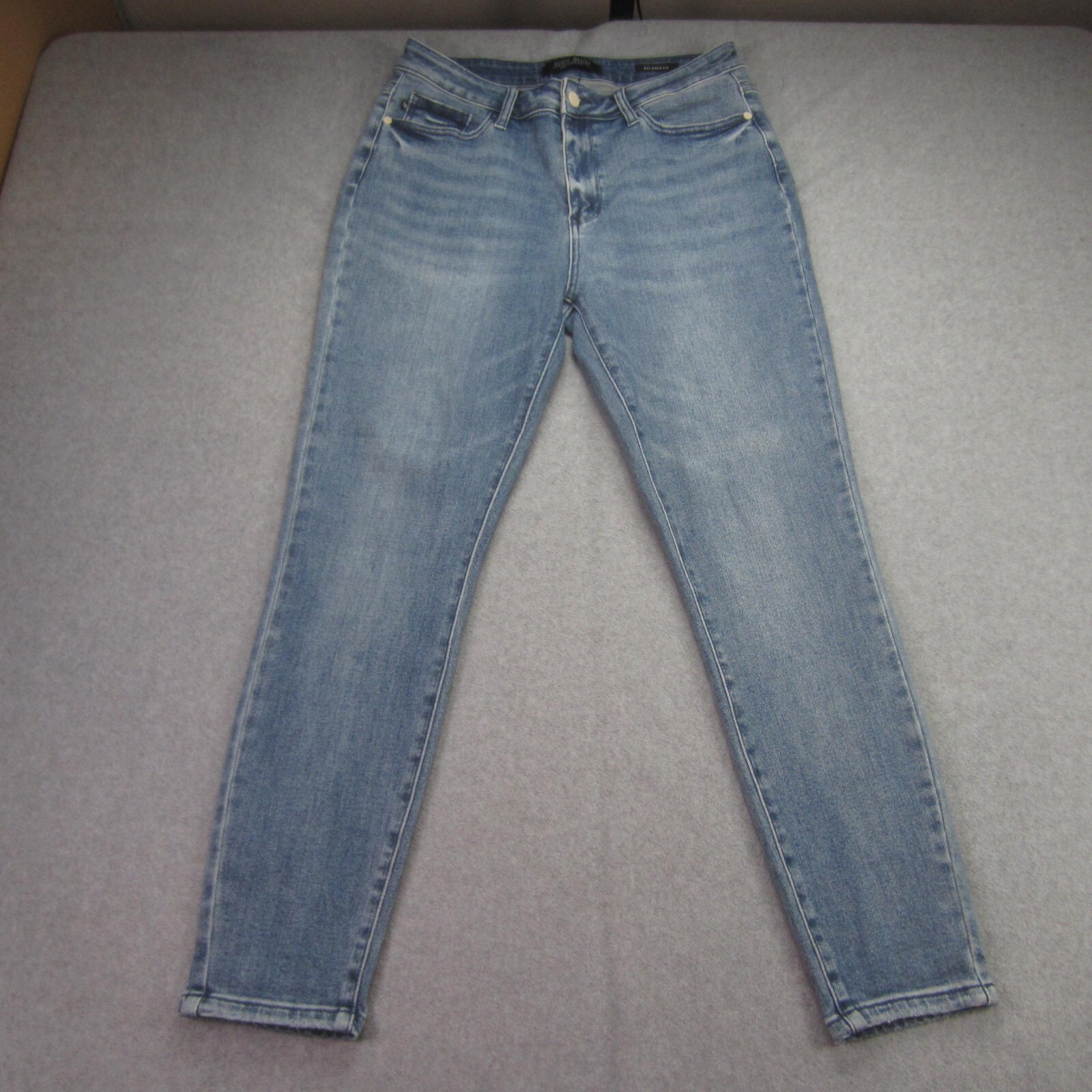 Size 11/30 Blue Relaxed Fit Tapered Leg Stretch Preppy