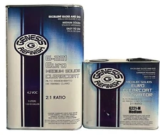 Genesis Refinish  Euro Clearcoat & Mediu Activator 7. 5 Ltr Kit - FREE SHIPPING!
