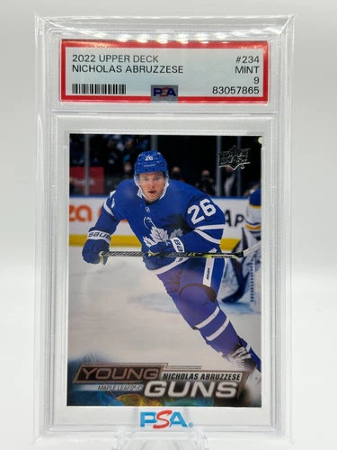 2022 Upper Deck Series 1 Young Guns Nicholas Abruzzese #234 PSA 9 MINT Rookie RC