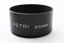 Exc Petri Genuine Metal Lens Hood For Petri CC 200mm F/3.5 Japan 2236276