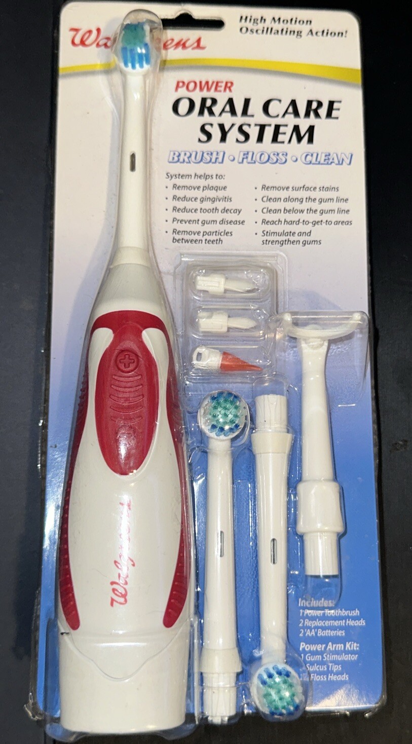 Power Oral Care Kit Walgreens Power Toothbrush and accessori