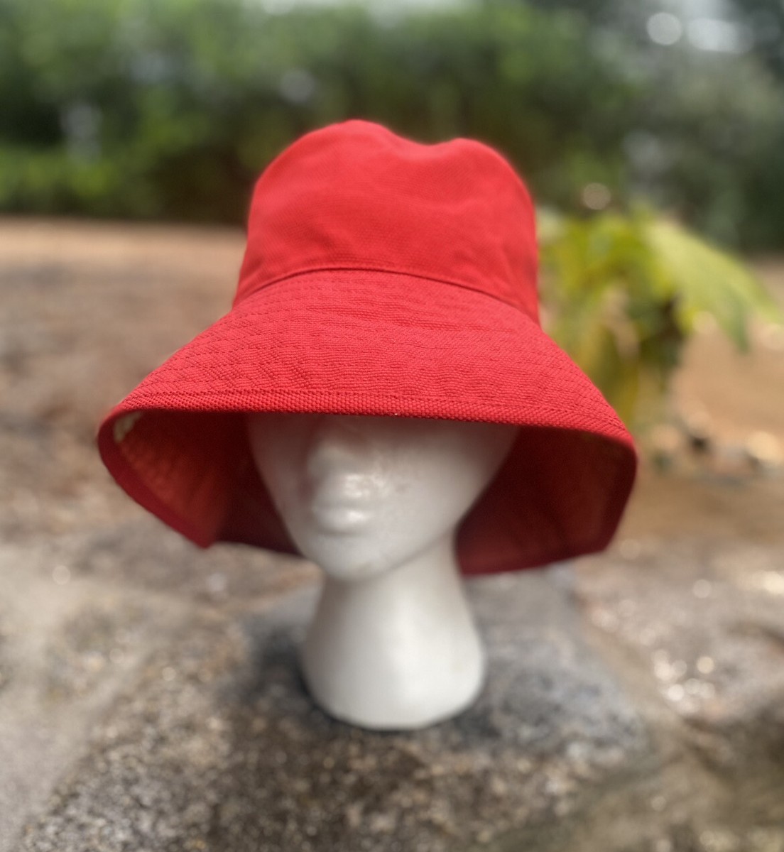 SALVATOR FERRAGAMO BUCKET HAT SZ 57 NEW SALVATORE FERRAGAMO GALORE LOGO REVERSIBLE BUCKET HAT  main image 2