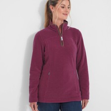 Ladies-schoffel Tilton 1/4 Zip Fleece - Mulberry