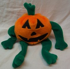 TY Beanie Baby PUMKIN' THE PUMPKIN 7" Bean Bag Stuffed Animal Toy 1998