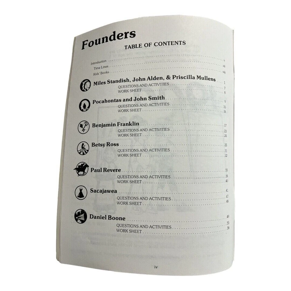 Famous Friends: Founders~Good Apple Social Studies Activity Book~PreK-2 ~ Q3 03 - Image 4 of 4