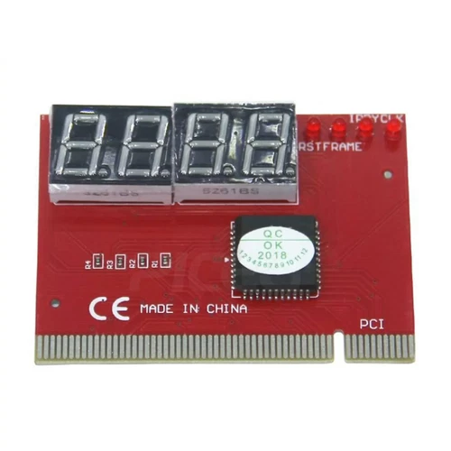 4-Digit PC Mainboard Motherboard Diagnostic Analyzer Tester Computer PCI Card
