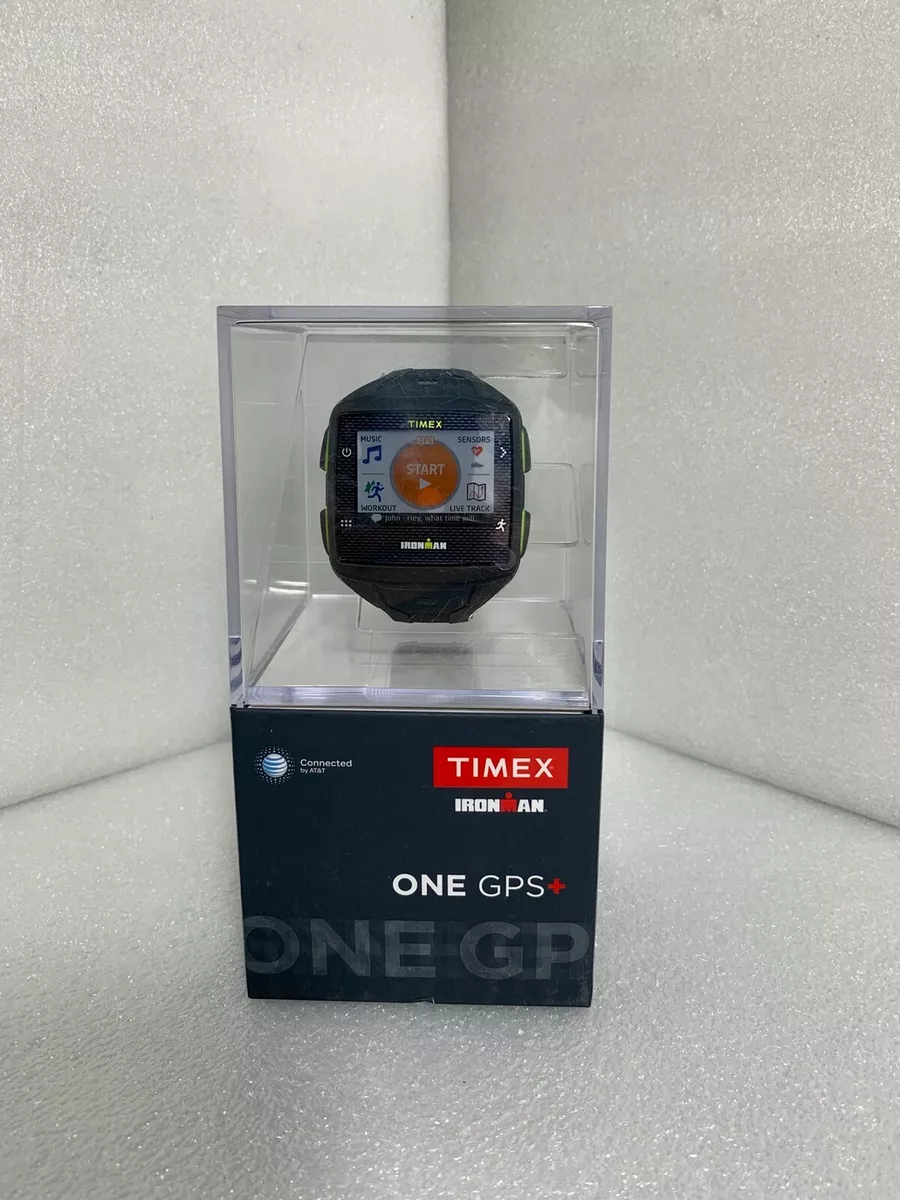 Timex Ironman One GPS Trainer Smartwatch Black Gray Lime