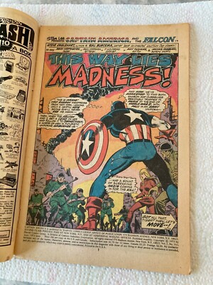 Captain America comic book (1973) | eBay