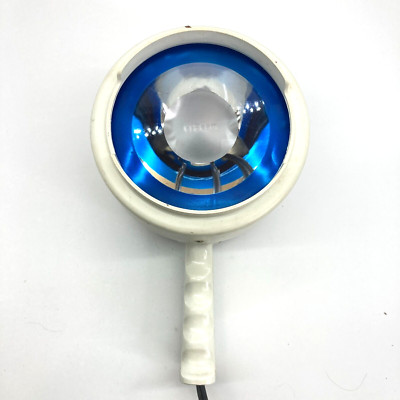 Projecteur (spotlight) Brinkmann Q-Beam Blue Max Marine - 300 000 Bougies - Alimentation Allume-cigare - Occasion Fonctionnel