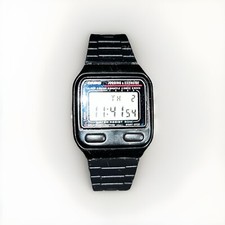 Casio Digital Watch Vintage Aerobic time melody model 471 JE-50W Japan
