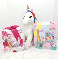 Girls Twin Sheet Set JoJo Siwa Bedding Soft Throw Large Unicorn Pillow White